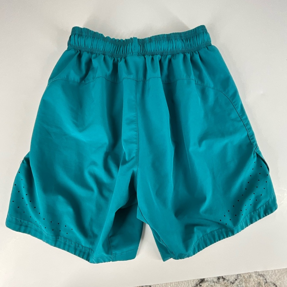 ZYIA Men’s Active Arrival Teal Athletic Shorts Size Small - Picture 7 of 13
